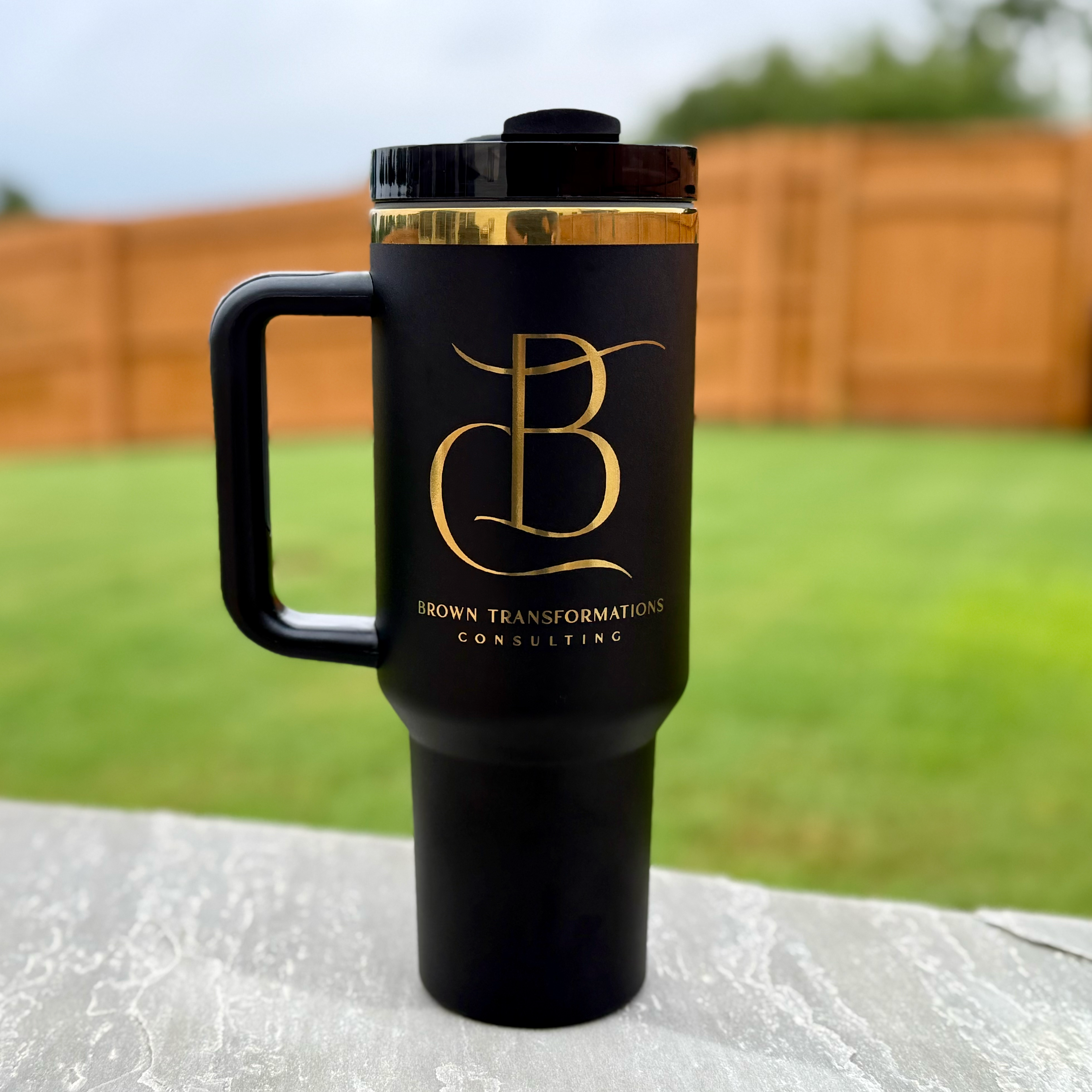 Custom Engraved 40 oz Tumbler