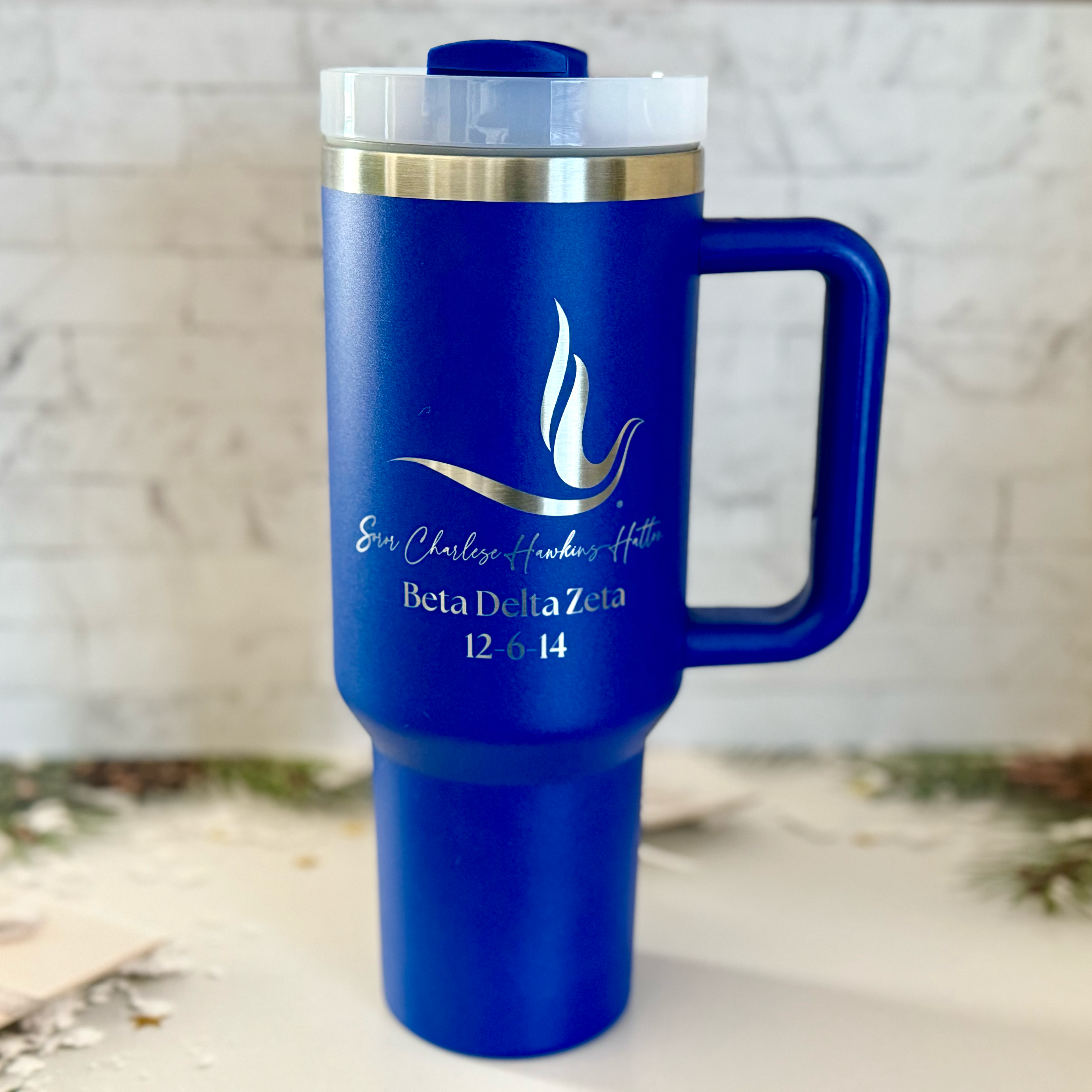 Zeta Phi Beta Custom Engraved Tumbler - 40 oz