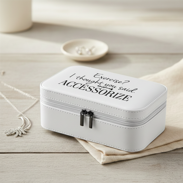 Custom Engraved Travel Jewelry Box