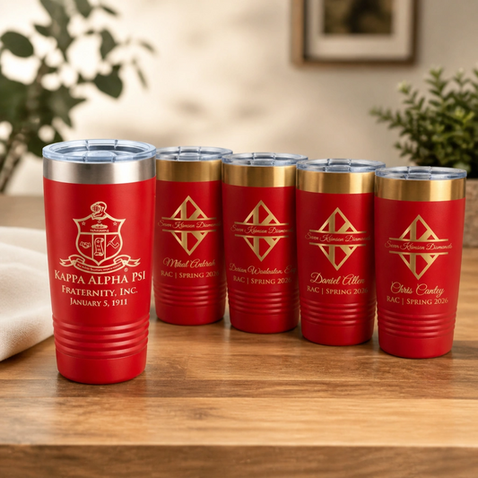 Kappa Alpha Psi Tumbler -Nuvision Kreations