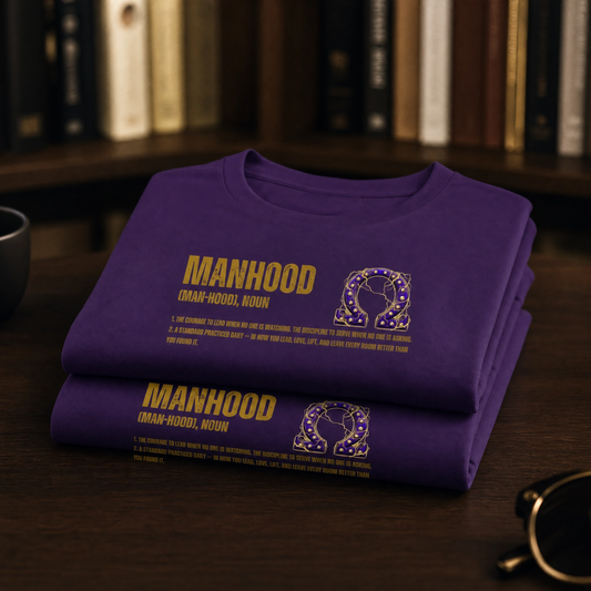 Omega Psi Phi Manhood Defined Tee