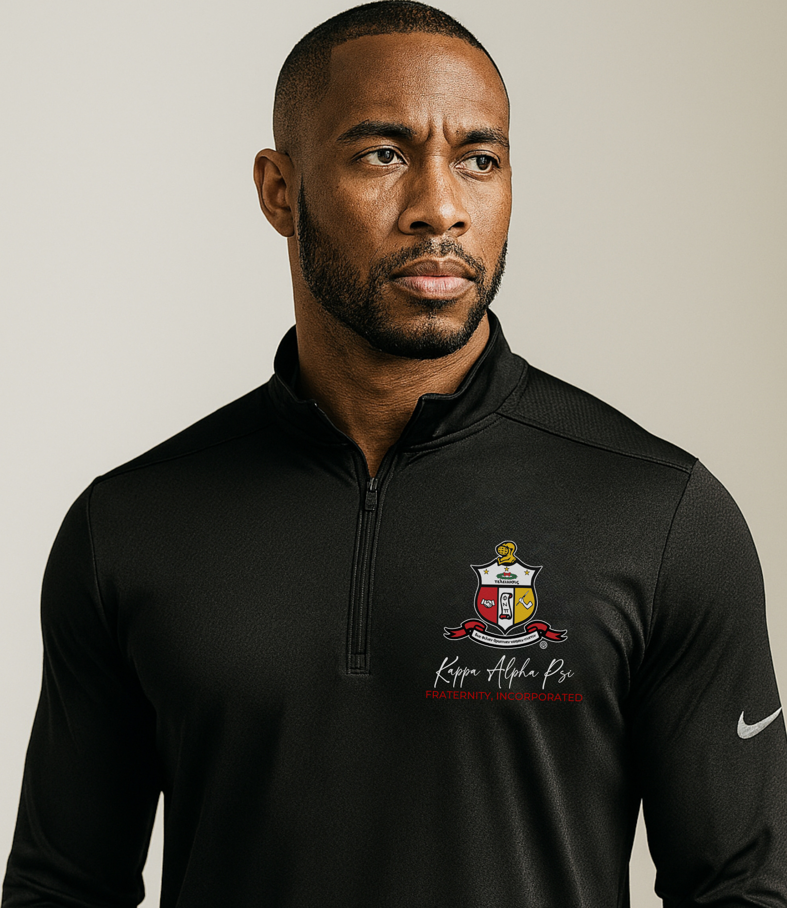 Custom Kappa Alpha Psi Nike Dri-FIT 1/2-Zip Pullover
