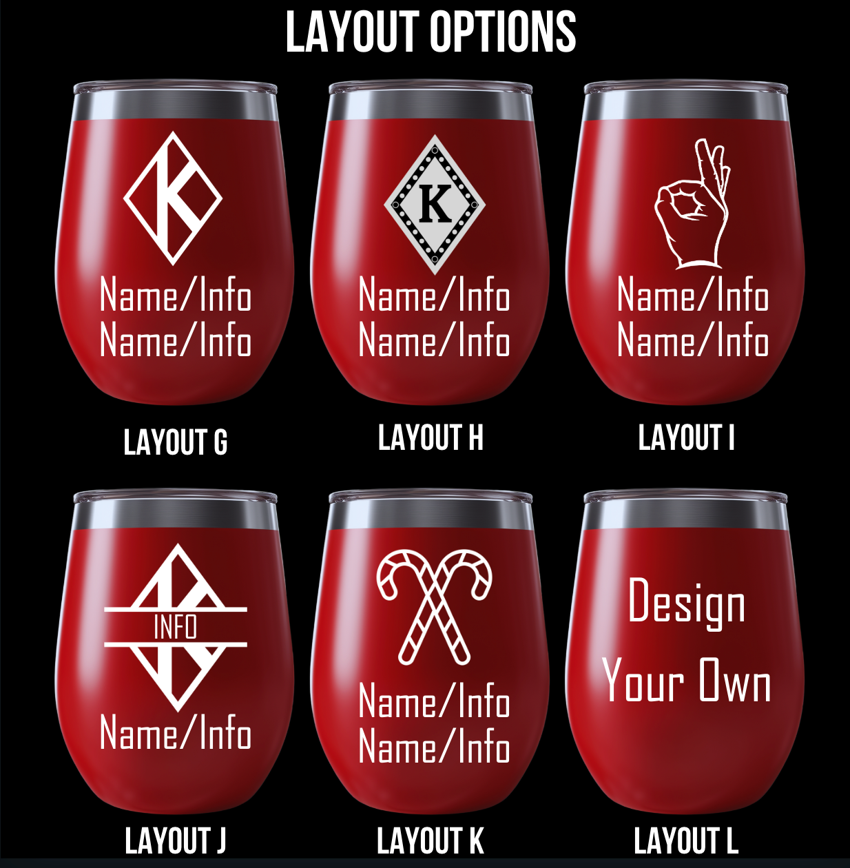 Custom Engraved Kappa Alpha Psi Wine Tumbler – 12 oz