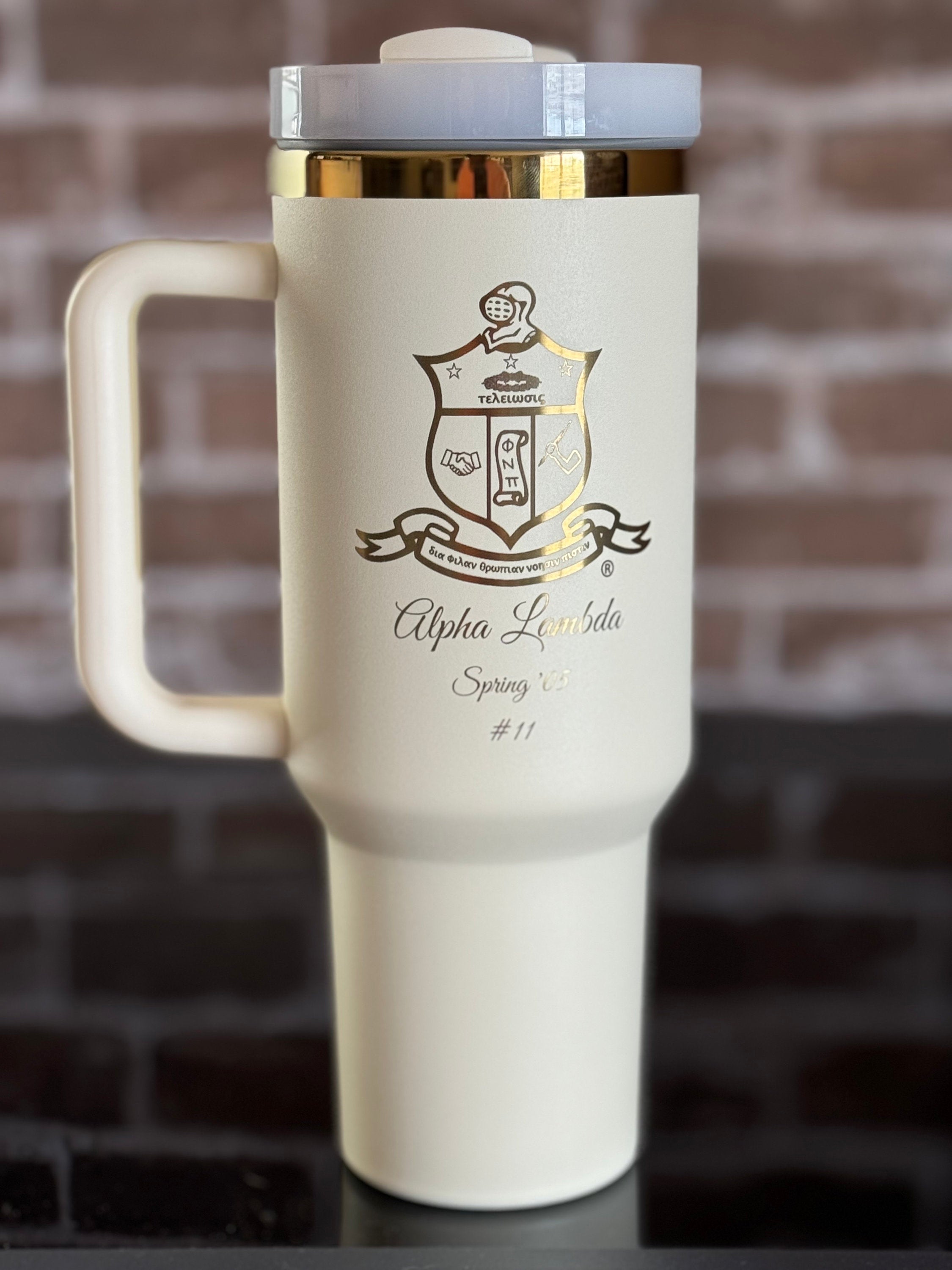 Custom Engraved Kappa Alpha Psi Tumbler – 40 oz - nuvisionkreations