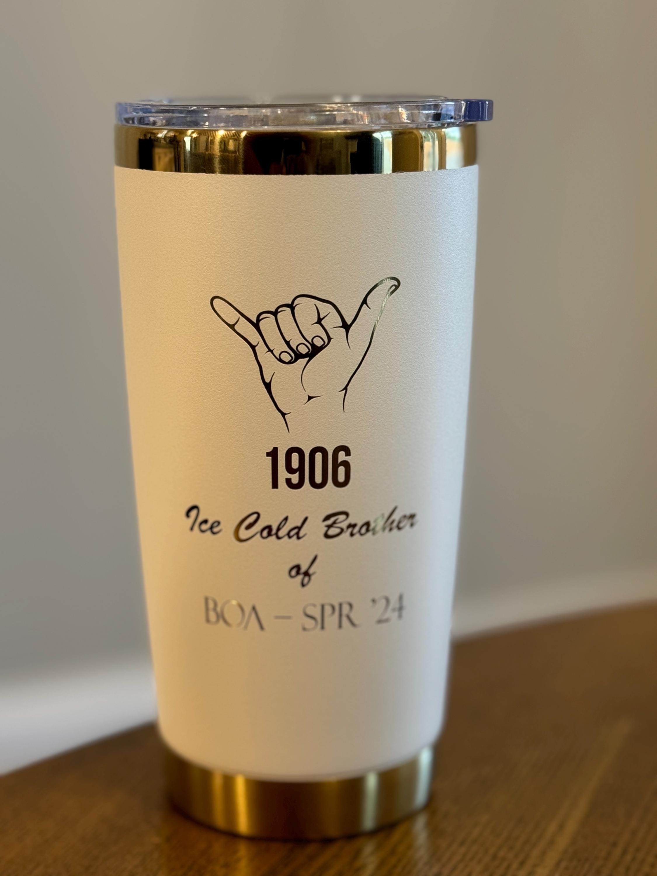 Custom Engraved Alpha Phi Alpha Cup (20 oz)