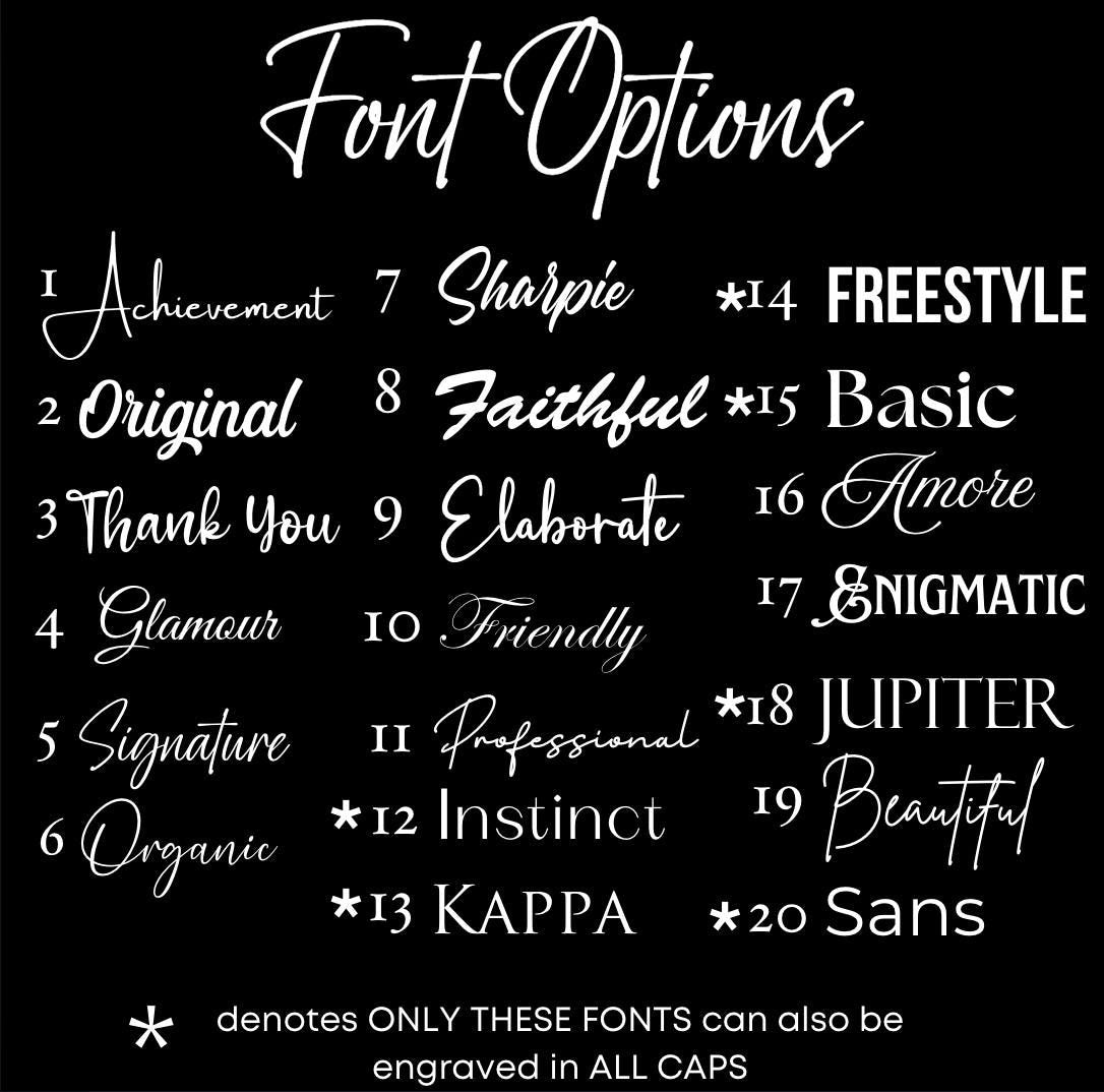 Custom Engraved Lowball Glass (10.5 oz) - nuvisionkreations