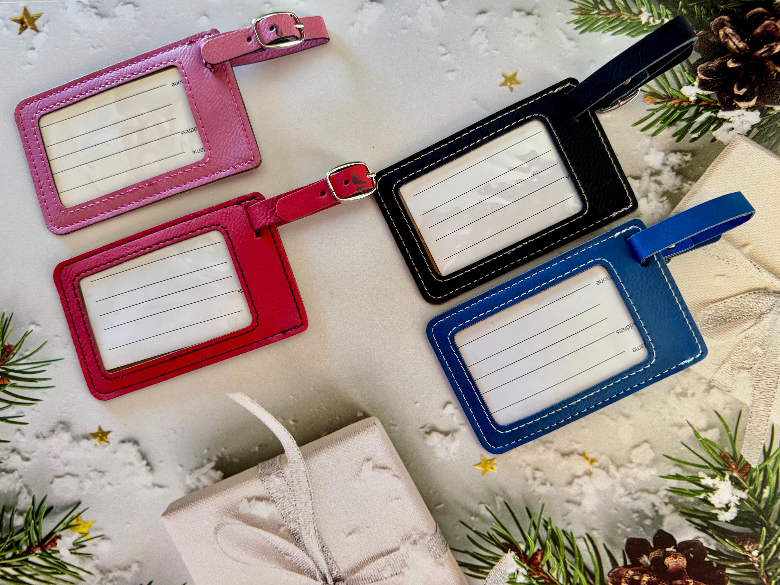 Alpha Phi Alpha Custom Engraved Black And Gold Luggage Tags- Personalized Black Engraved Travel Accessory, APA Fraternity Gift