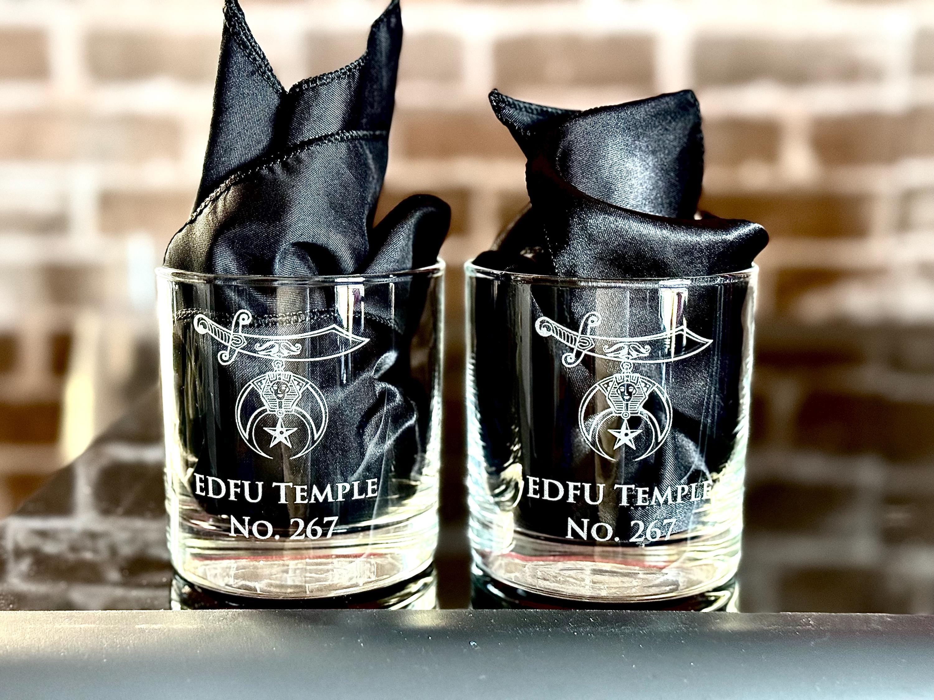 Custom Fraternity Engraved Whiskey Glass | Gift for Greek | Personalized Greek Drinking Glasses | Custom Mason Glasses - nuvisionkreations