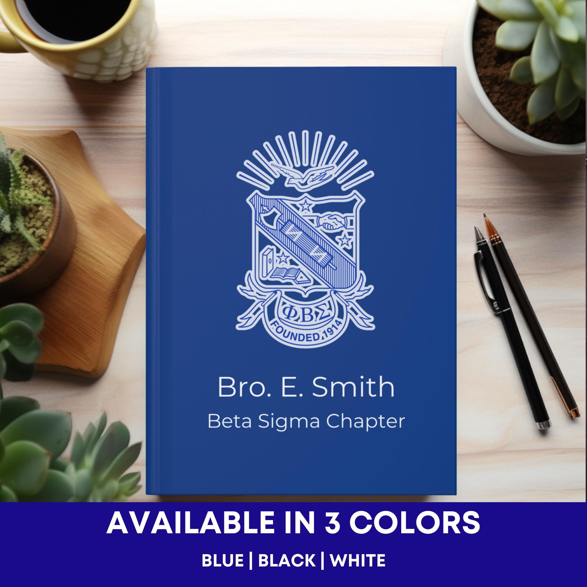 Custom Phi Beta Sigma Notebook - nuvisionkreations