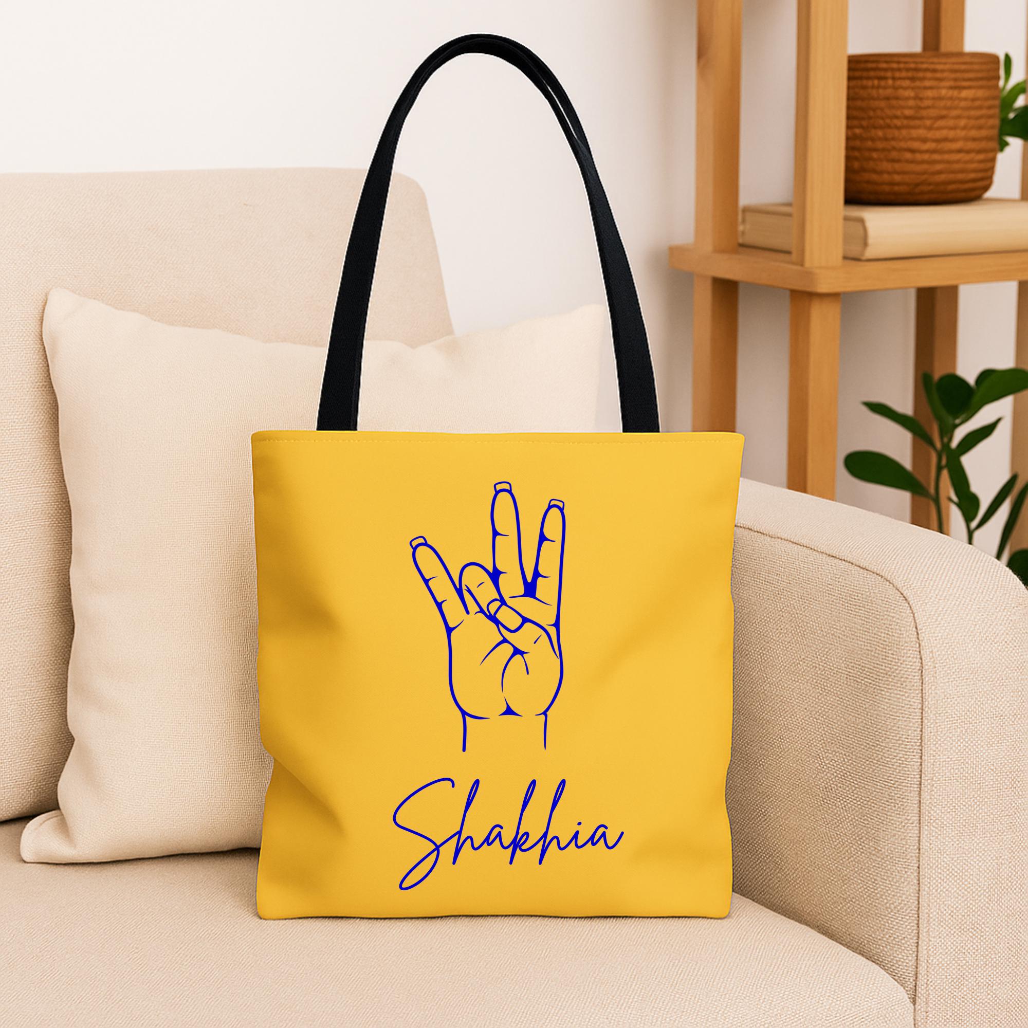 Sigma Gamma Rho Custom Tote Bag - nuvisionkreations