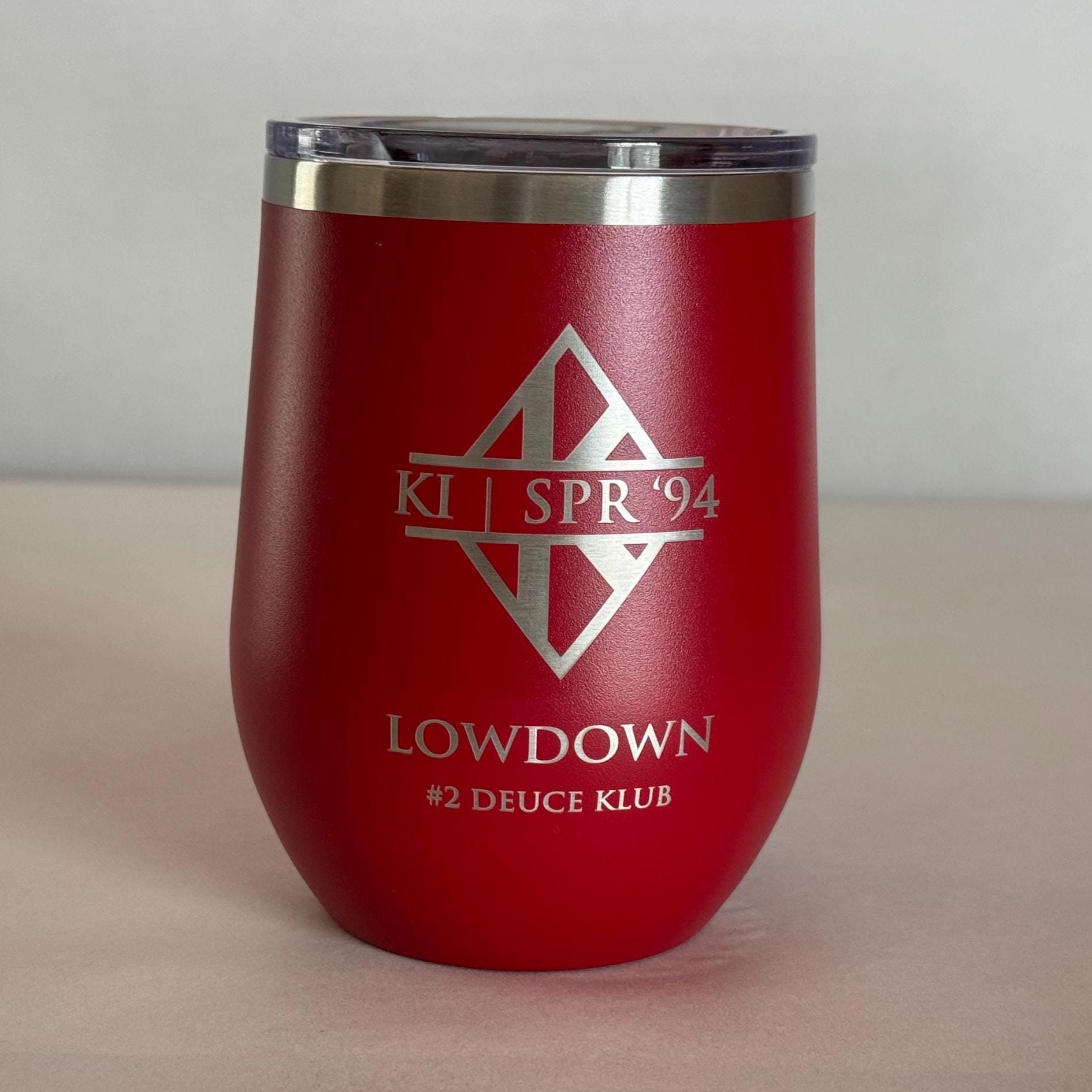 Custom Engraved Kappa Alpha Psi Wine Tumbler – 12 oz - nuvisionkreations