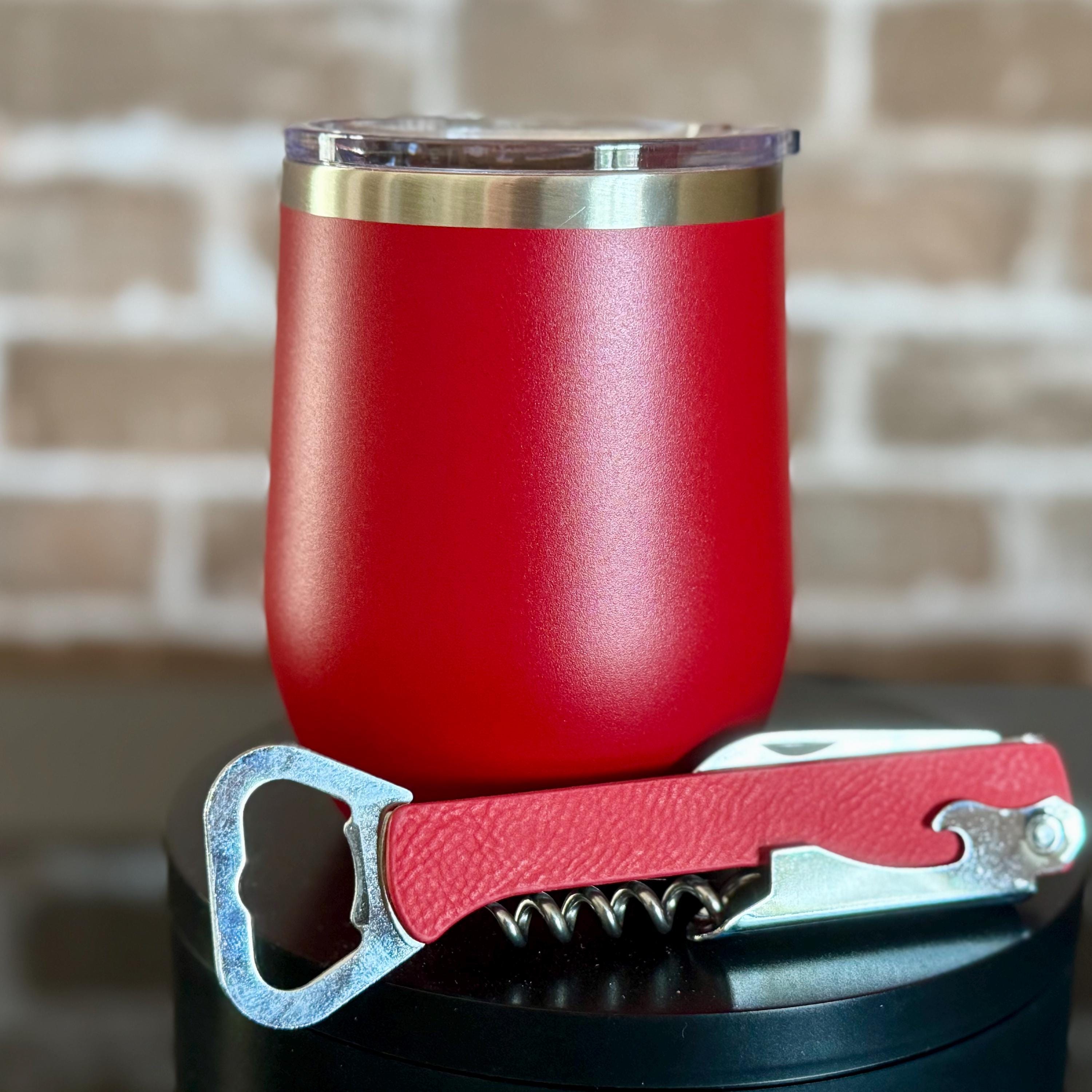 Custom Engraved Bottle Opener Multi-Tool (RED)