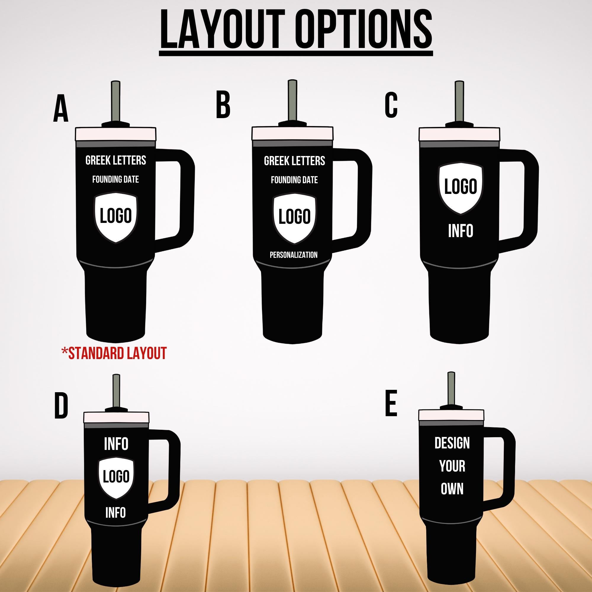 Custom Engraved Sigma Gamma Rho Tumbler (40 oz) - nuvisionkreations