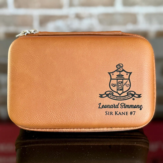 Kappa Alpha Psi Custom Engraved Travel Case - nuvisionkreations