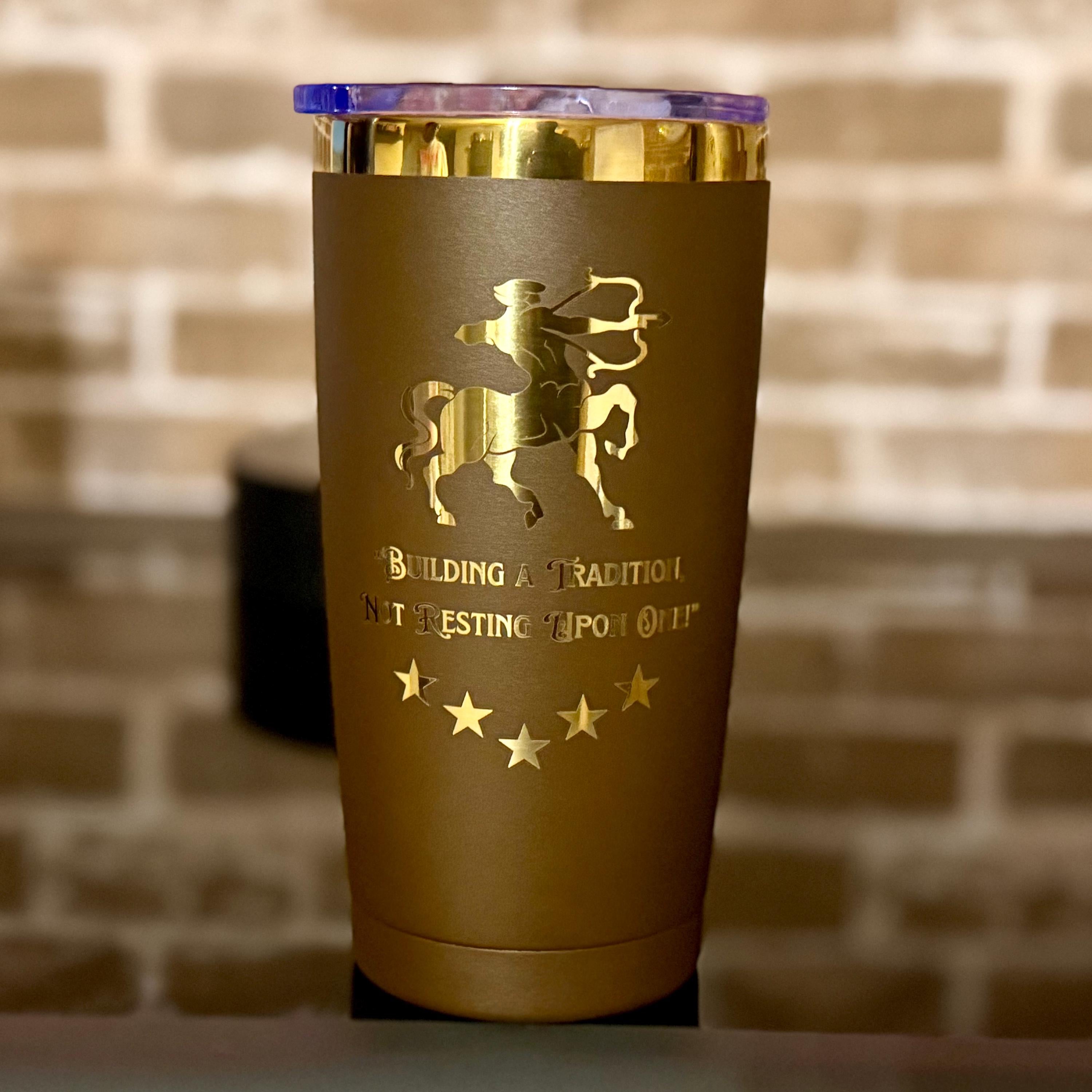Iota Phi Theta Custom Engraved Tumbler -20 oz - nuvisionkreations