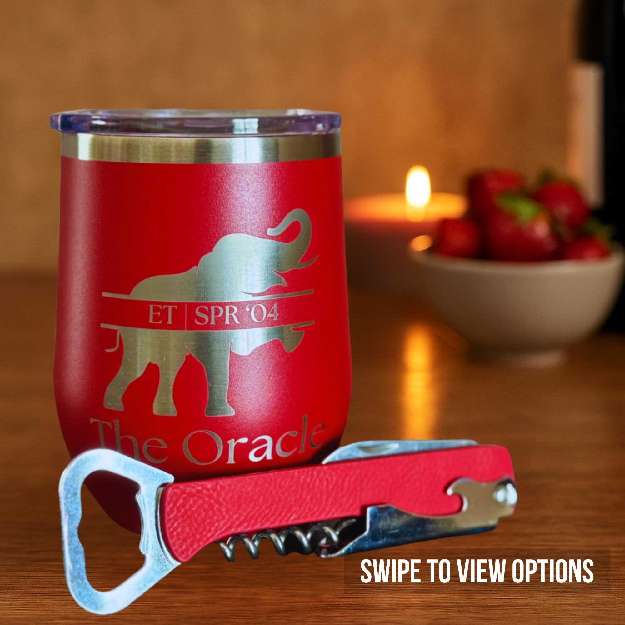 Custom Engraved Delta Sigma Theta Wine Tumbler – 12 oz - nuvisionkreations