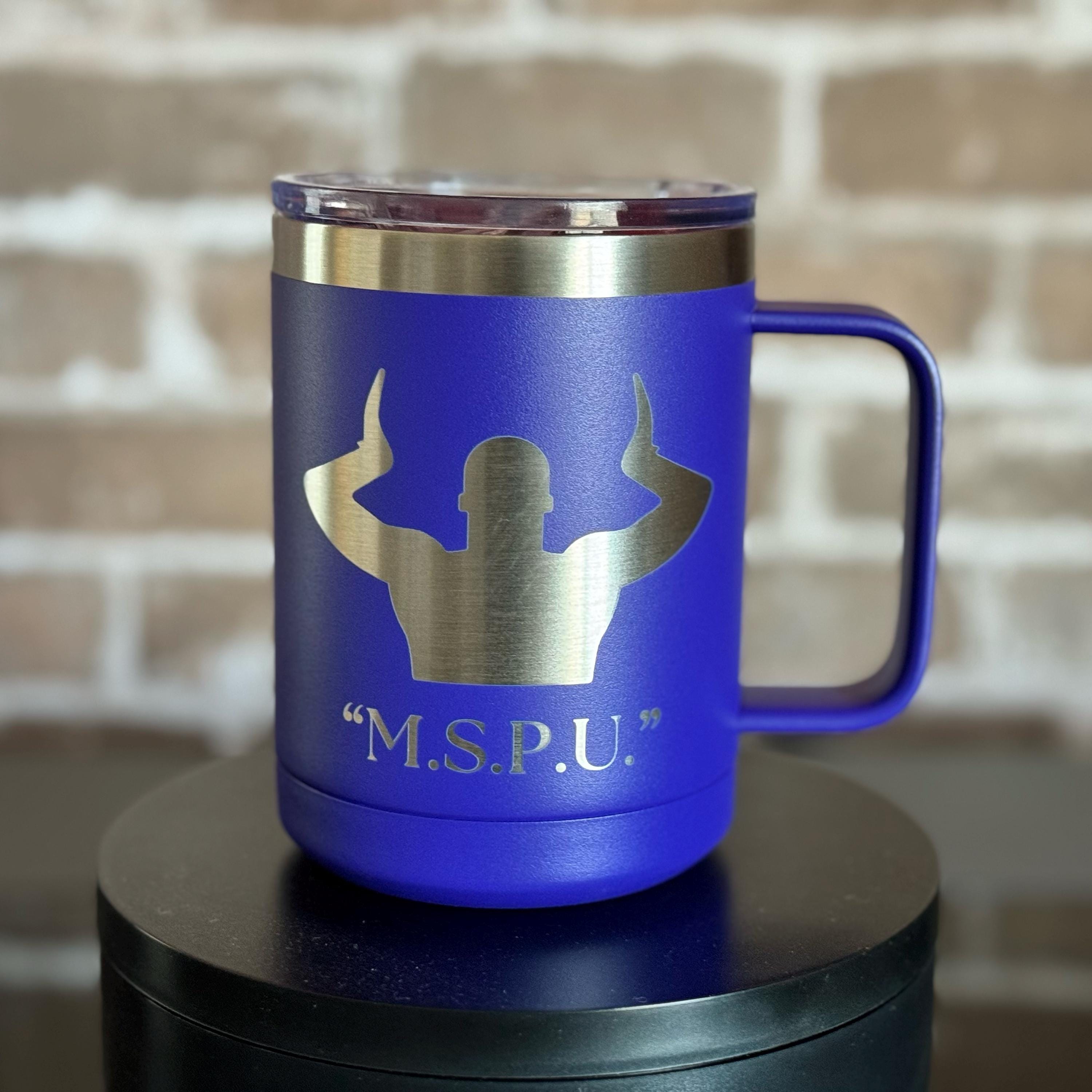 Custom Engraved Omega Psi Phi Coffee Mug – 15 oz - nuvisionkreations