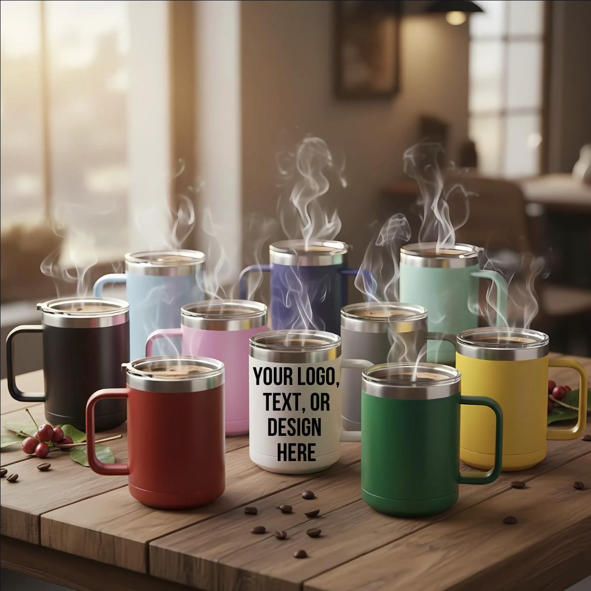 Custom Engraved Polar Camel Coffee Mug (15 oz) - nuvisionkreations