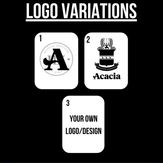 Custom Engraved Acacia Fraternity Decanter Set - nuvisionkreations