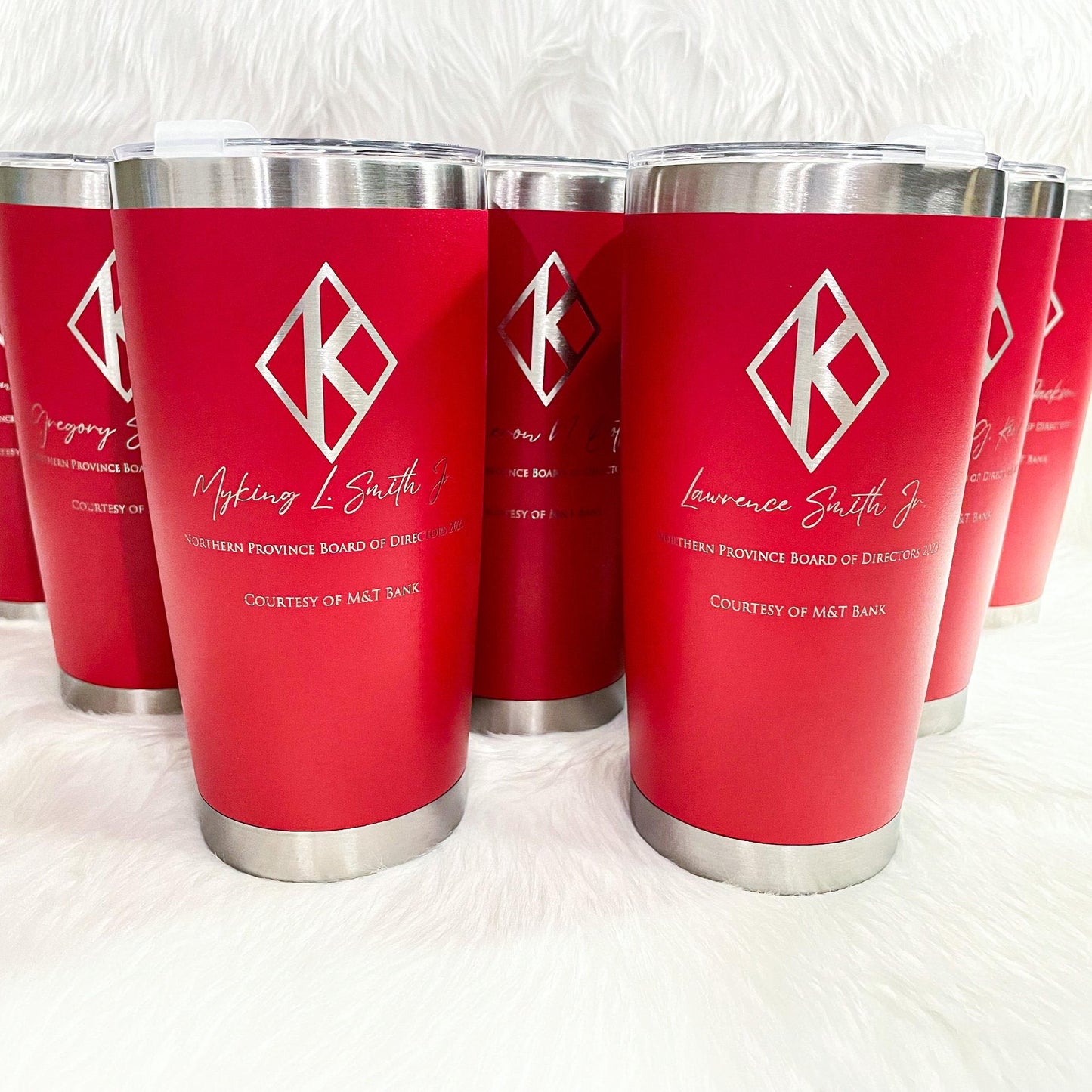 Kappa Alpha Psi Custom Engraved Tumbler - 20 oz - nuvisionkreations