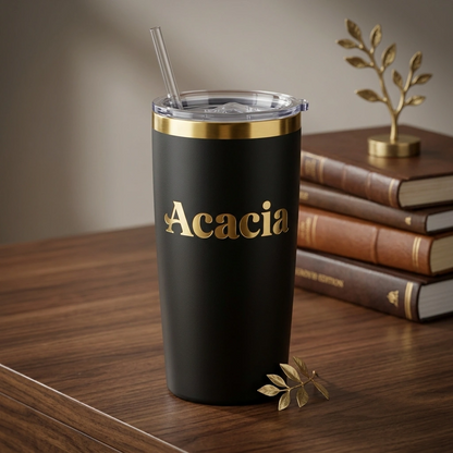 Acacia Fraternity Custom Engraved Tumbler (20 oz)