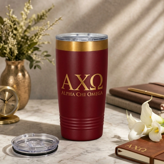 Alpha Chi Omega Sorority 20oz Tumbler