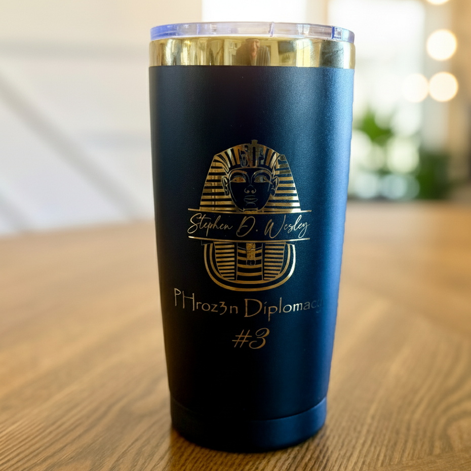 Custom Alpha Monogram Tumbler
