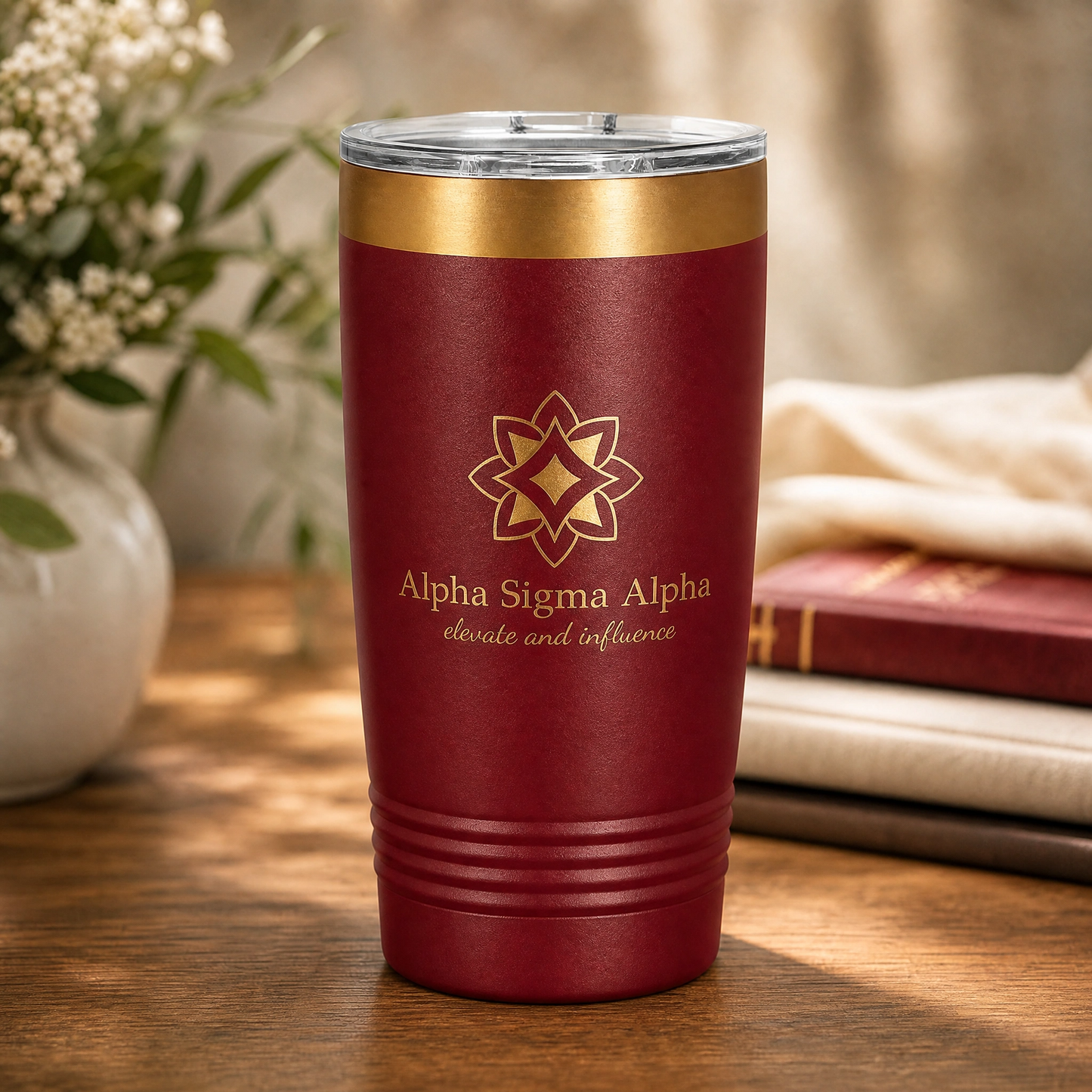 Alpha Sigma Alpha Tumbler