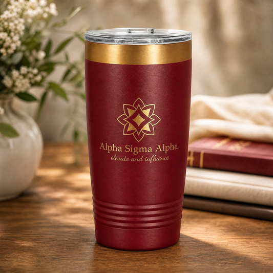 Alpha Sigma Alpha Tumbler