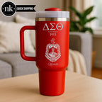 Custom Engraved Delta Sigma Theta 40oz Tumbler