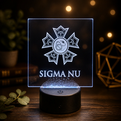 Custom Engraved Acrylic LED Light