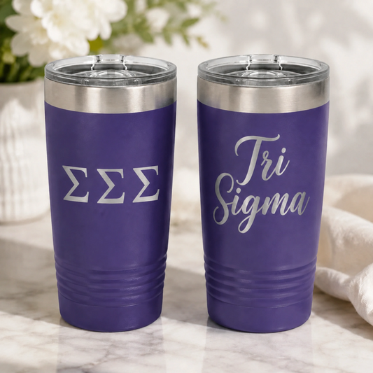 Sigma Sigma Sigma 20oz Tumbler
