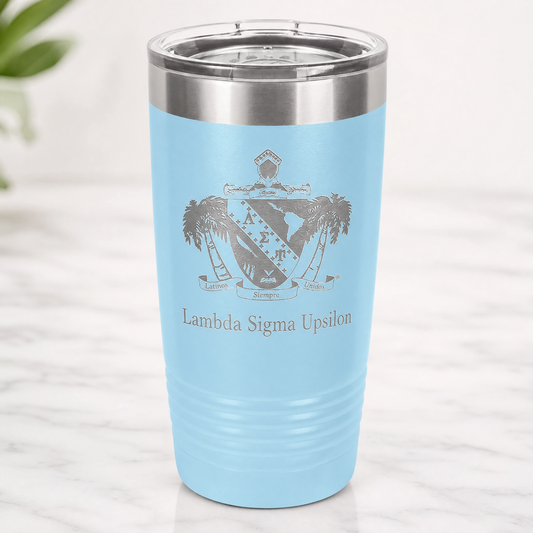 Lambda Sigma Upsilon 20oz Tumbler