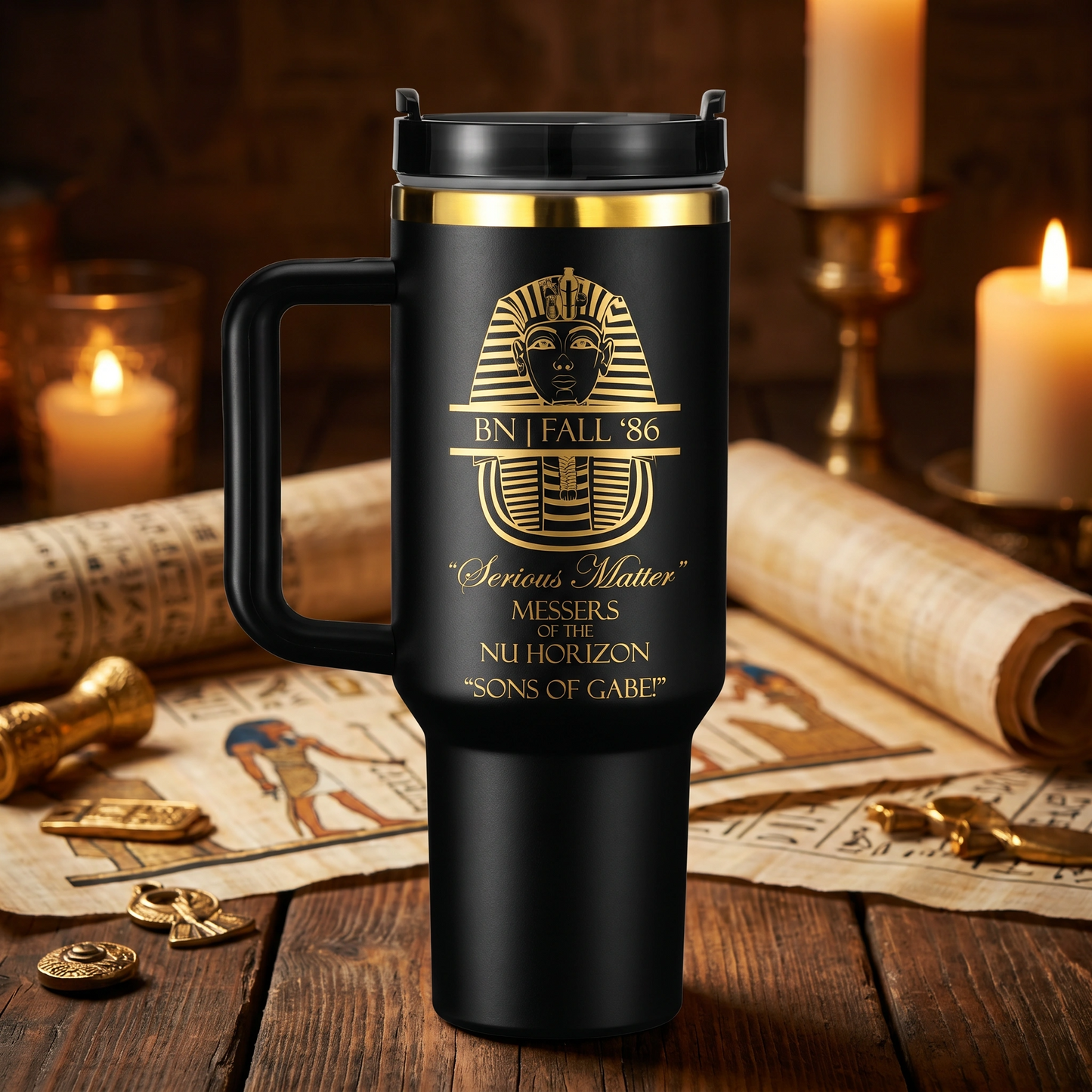Alpha Phi Alpha Inspired Custom Engraved 40 oz Tumbler