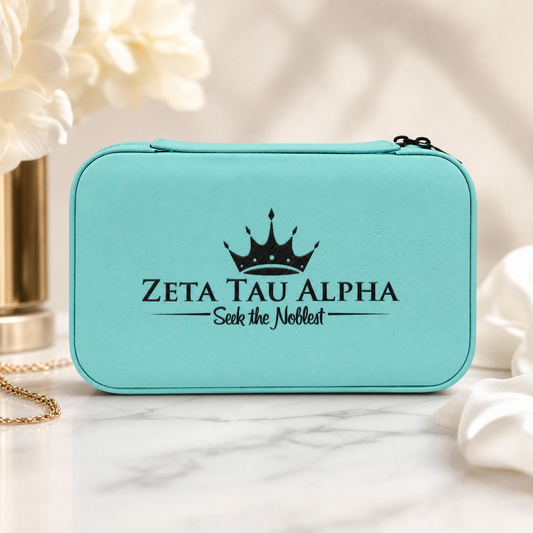 Zeta Tau Alpha Keepsake Jewelry Box
