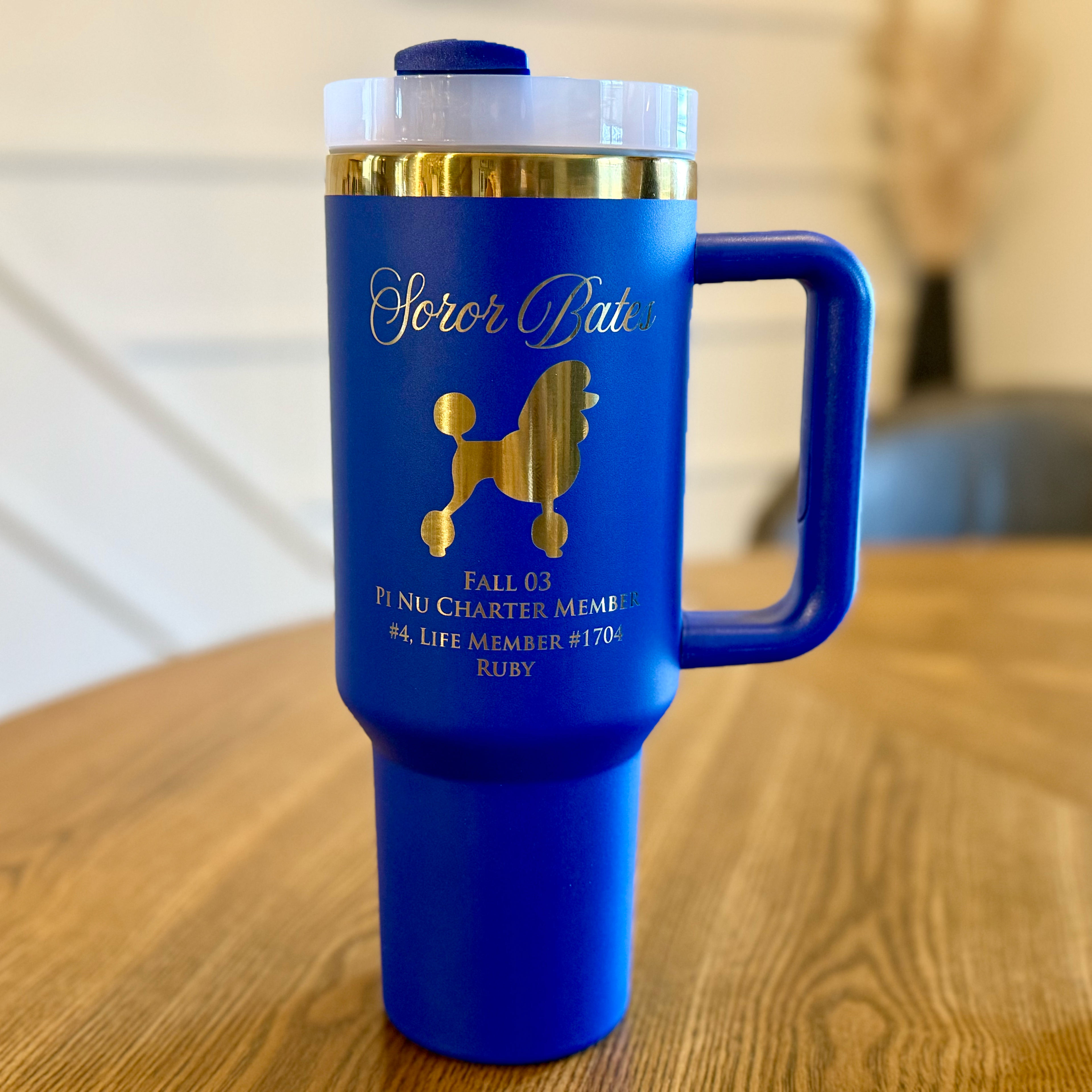 Sigma Gamma Rho Custom Engraved Tumbler - 40 oz