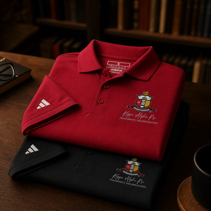 Kappa Alpha Psi COA Adidas Performance Polo Golf Shirt
