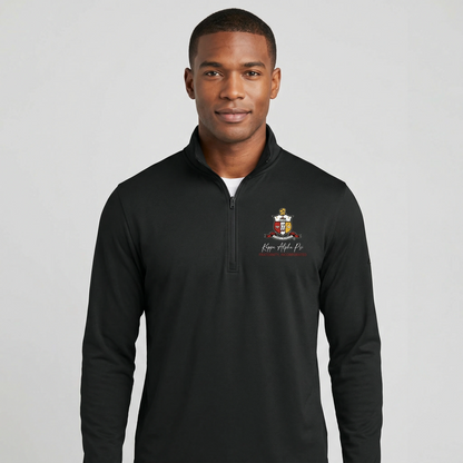 Kappa Alpha Psi Adidas Premium COA Quarter Zip (Black)