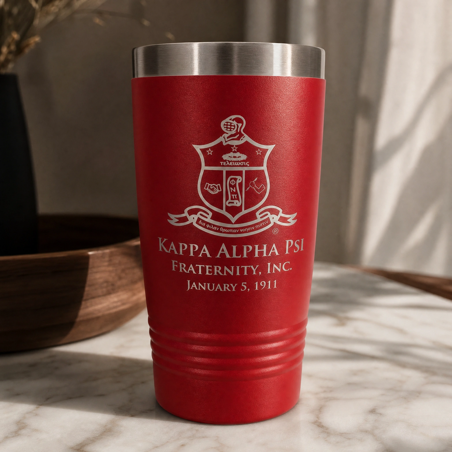 Kappa Alpha Psi Custom Engraved 20oz Tumbler