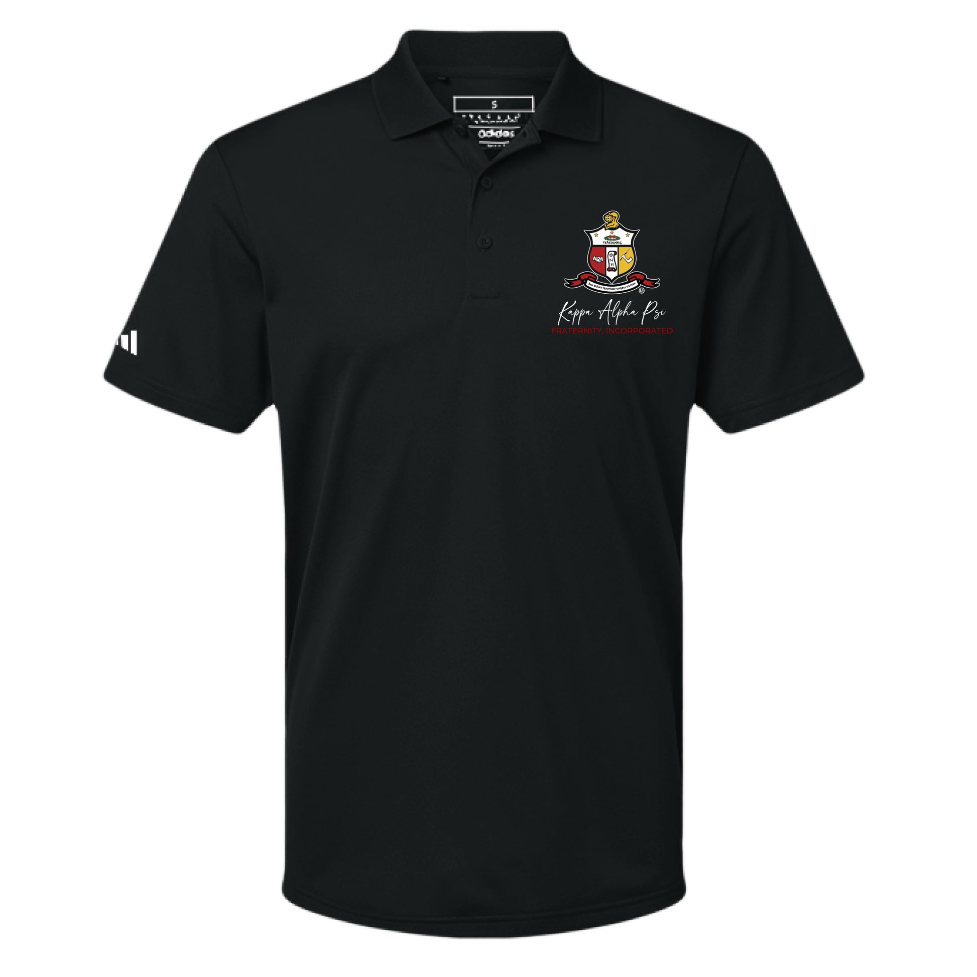 Kappa Alpha Psi Adidas Polo Black
