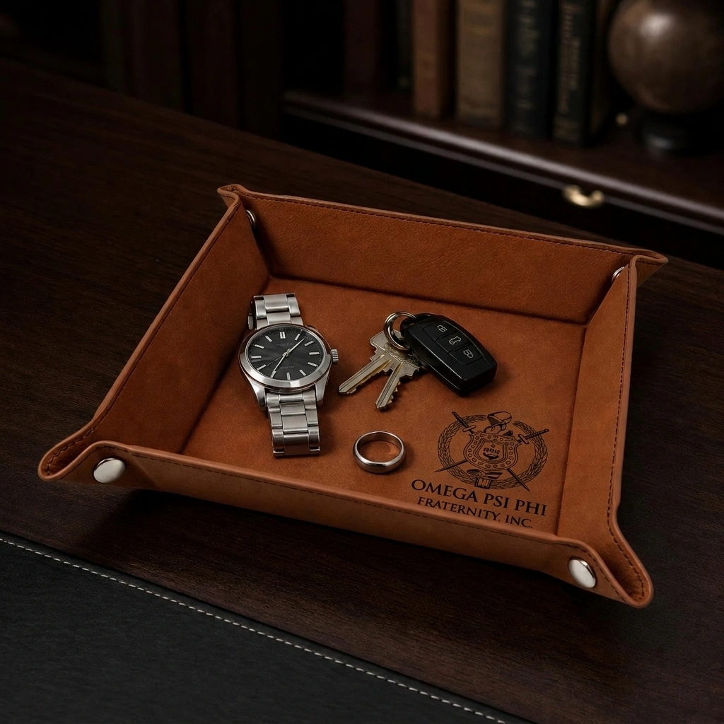 Omega Psi Phi Custom Engraved Catch-All Tray