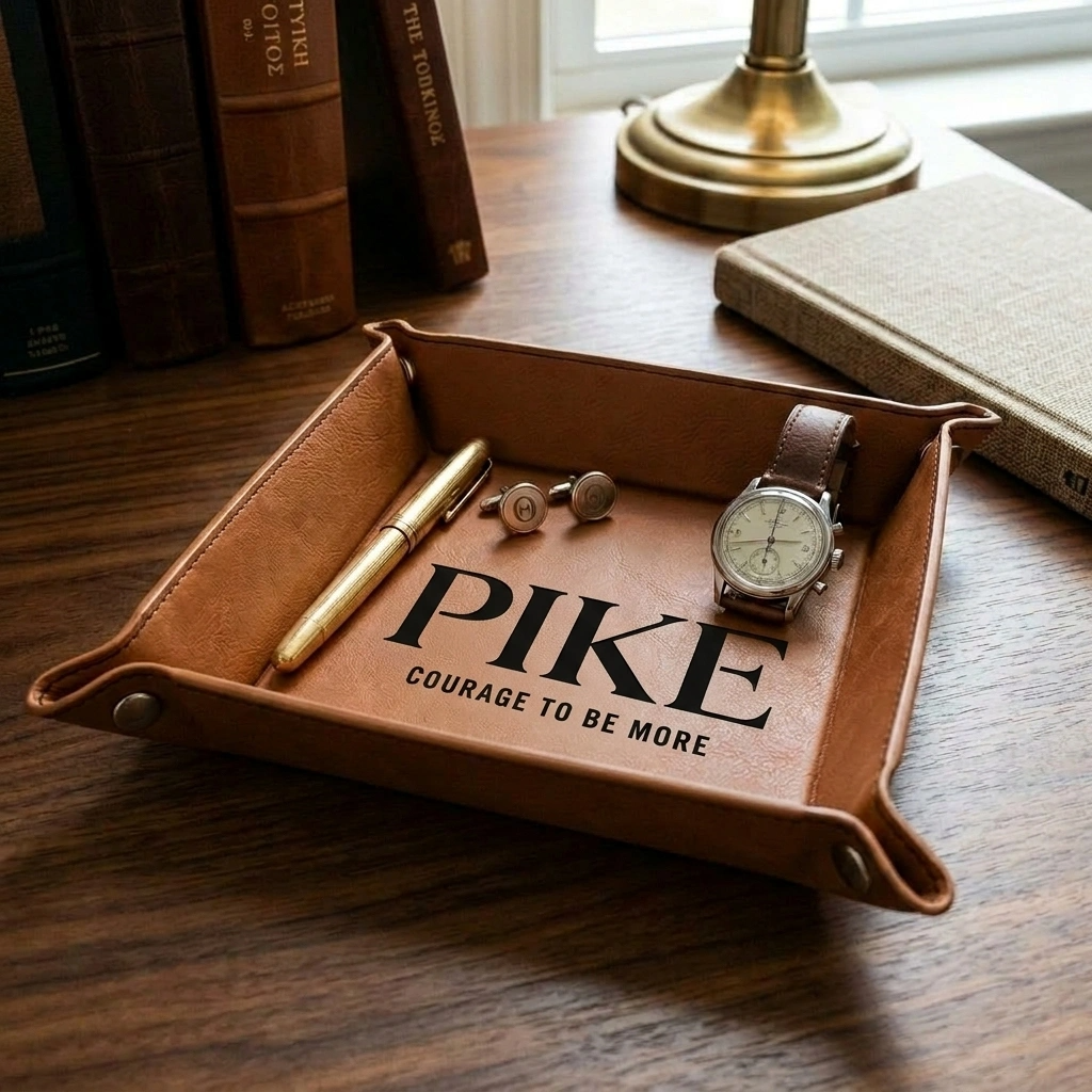Pi Kappa Alpha Leatherette Catchall Tray