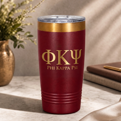 Phi Kappa Psi Tumbler -Nuvision Kreations