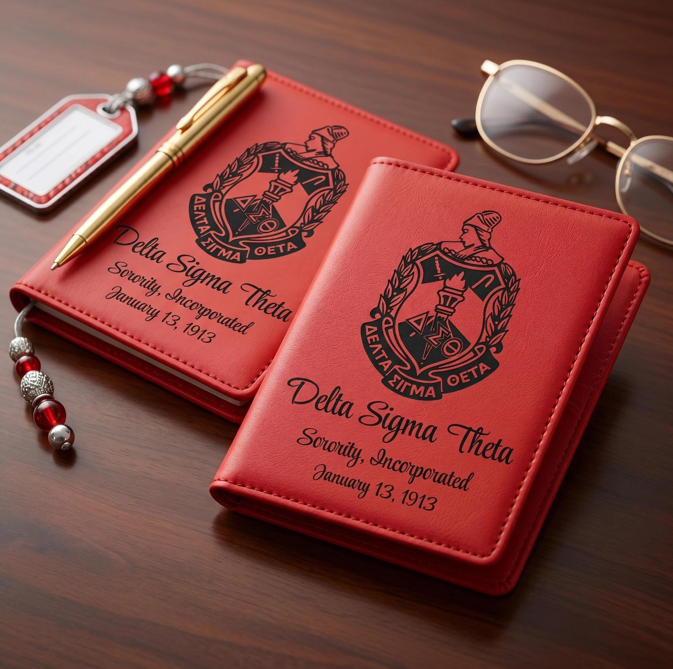 Delta Sigma Theta Custom Engraved Passport Cover