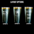 Sigma Nu Custom Engraved Tumbler -20 oz