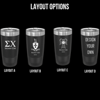 Sigma Chi Custom Engraved Tumbler - 20 oz
