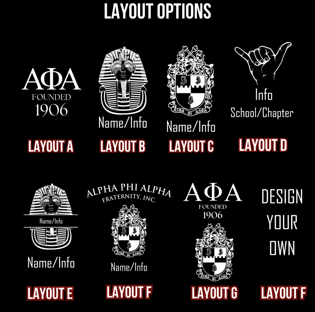 Alpha Phi Alpha Custom Engraved Tumbler –  40 oz