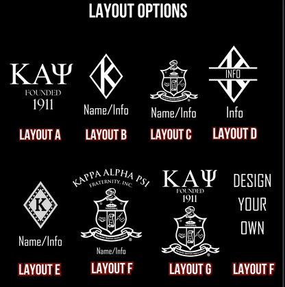 Kappa Alpha Psi Engraved Decanter Set