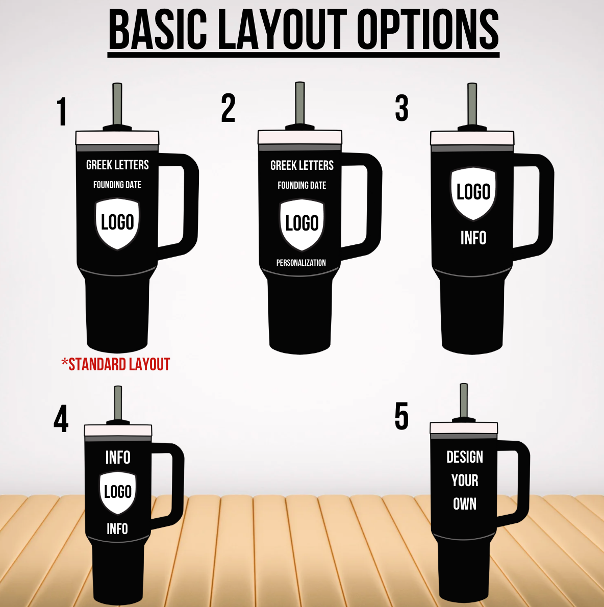 Phi Beta Sigma Custom Engraved Tumbler - 40 oz