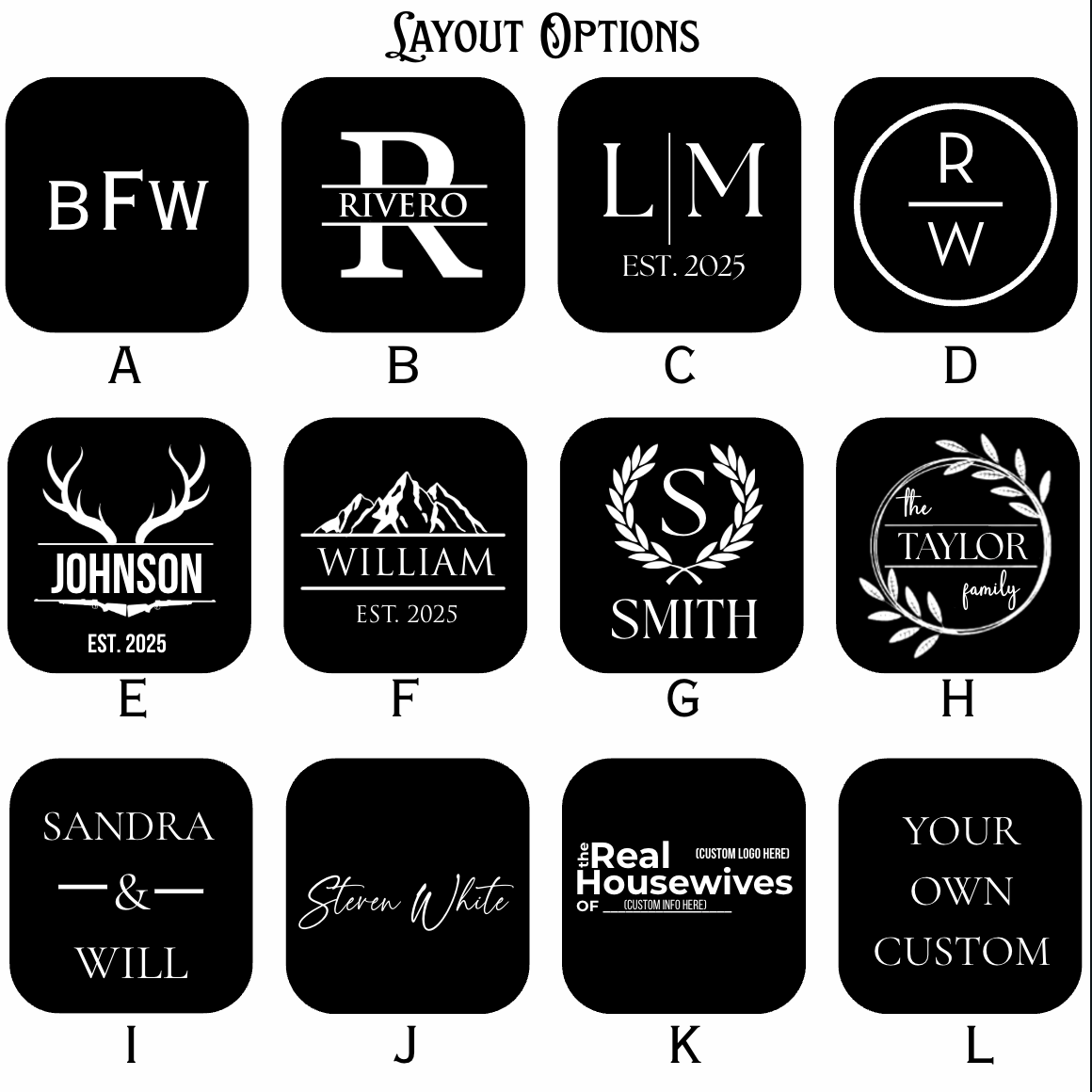 Personalized Greek Leather Valet Tray | Custom Engraved Greek Catchall Organizer